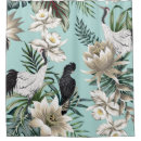 Search for tropical leaf shower curtains Bird
