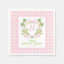 Search for bachelorette napkins Pink and green