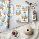 Search for hebrew wrapping paper Blue