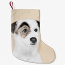Search for jack russell christmas stockings Puppy