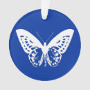 Search for blue butterfly christmas tree decorations Illustration