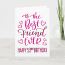 Search for 53rd birthday cards Typography