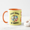 Search for donut worry mugs Doughnut worry be happy