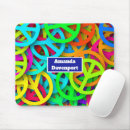 Search for peace symbol mousepads Groovy