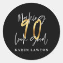 Search for 90th birthday stickers Script