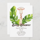 Search for rainforest baby shower invitations Safari