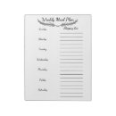 Search for meal plan notepads Cooking