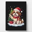 Search for funny christmas plaques Puppy