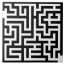 Search for maze tiles Black and white
