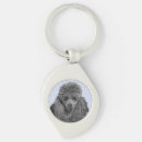 Search for poodle key rings Miniature