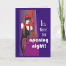 Search for opening night cards Break a leg