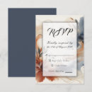 Search for terracotta and navy wedding rsvp cards Couple