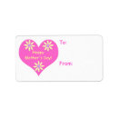 Search for happy mothers day return address labels Pretty