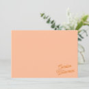 Search for orange note cards Elegant