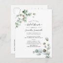 Search for rustic chic bridal shower invitations Eucalyptus