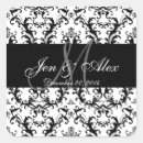 Search for save the date invitations stickers Monograms