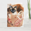 Search for siamese cat art cards Watercolor