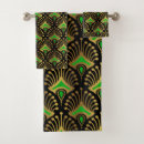 Search for gold green bath towels Pattern