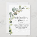 Search for drive by bridal shower invitations Watercolor