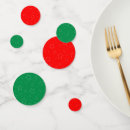 Search for christmas party confetti Green