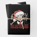 Search for funny xmas wrapping paper Santa