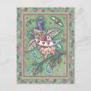 Search for love owls postcards Fantasy