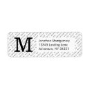 Search for globe return address labels Modern