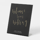 Search for black and gold wedding signs Calligraphy