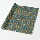Search for orange fruit wrapping paper Green leaves