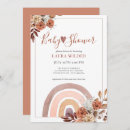 Search for burnt orange baby shower invitations Watercolor