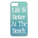 Search for beach life iphone cases Turquoise