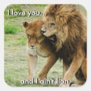 Search for lionesses stickers Lion and lioness