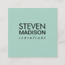Search for mint business cards Green