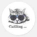 Search for cat with sunglasses stickers Cute