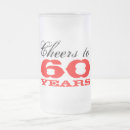 Search for 60th birthday beer glasses 60 years