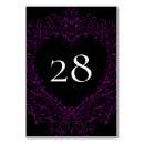 Search for gothic table cards Purple