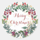 Search for christmas wreaths stickers Holly