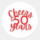 Search for 50 anniversary stickers Fiftieth