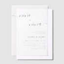 Search for black white gender reveal invitations Minimalist