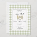 Search for kitten baby shower invitations Green