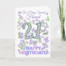Search for special friend birthday cards Floral