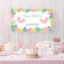 Search for flamingo party signs Tropical
