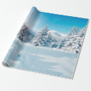 Search for snow scene wrapping paper Snowy