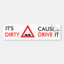 Search for dirty bumper stickers Car