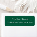 Search for hunter return address labels Green