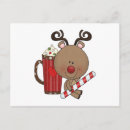 Search for cute reindeer postcards Xmas