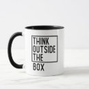 Search for think outside mugs Thinking