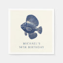 Search for 50th birthday napkins Modern minimalist