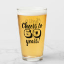 Search for 60th birthday beer glasses Sixtieth