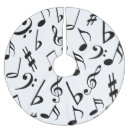 Search for music tree skirts Musical notes